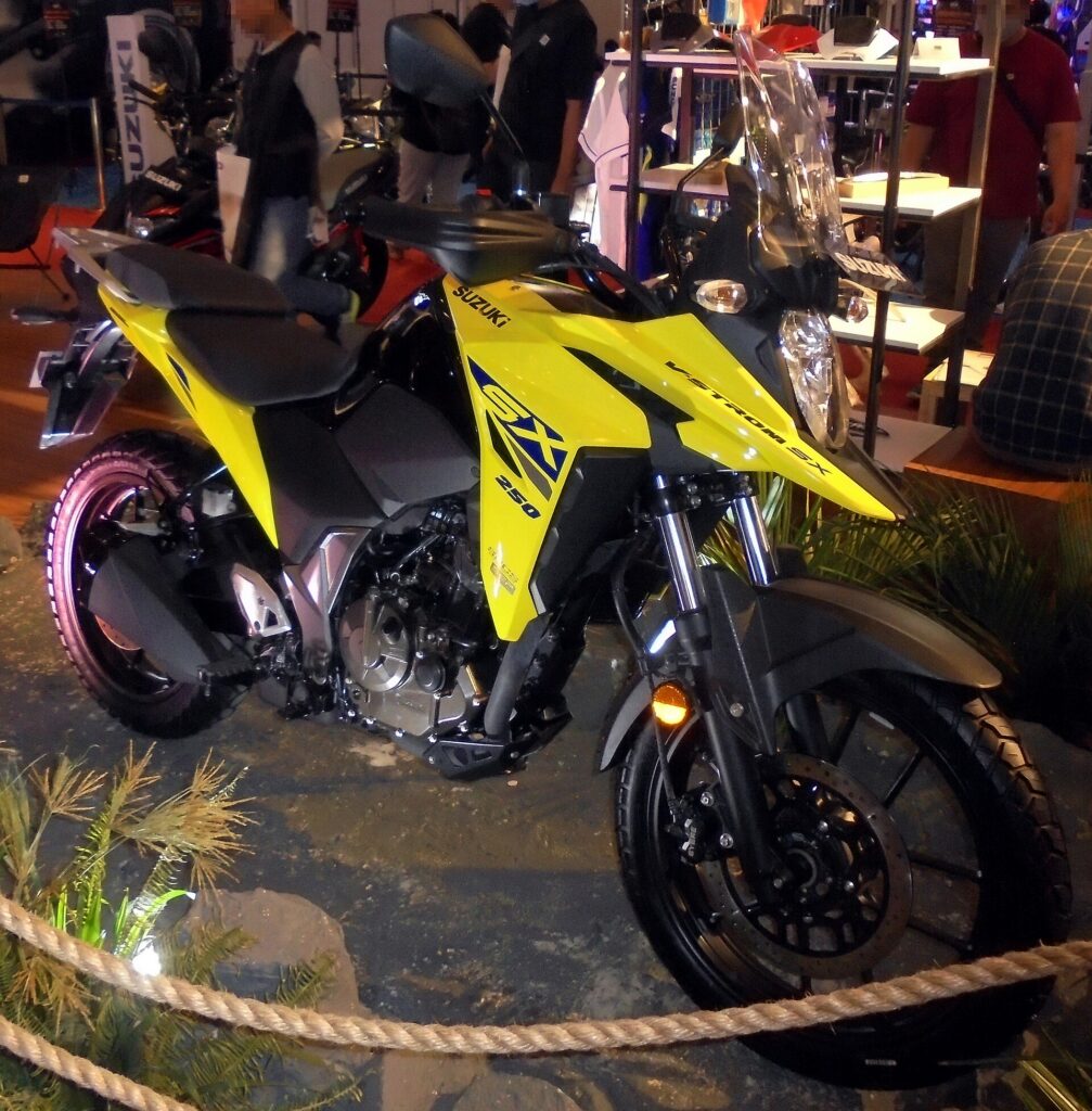 Suzuki V-Strom 250 Yellow rental Bali