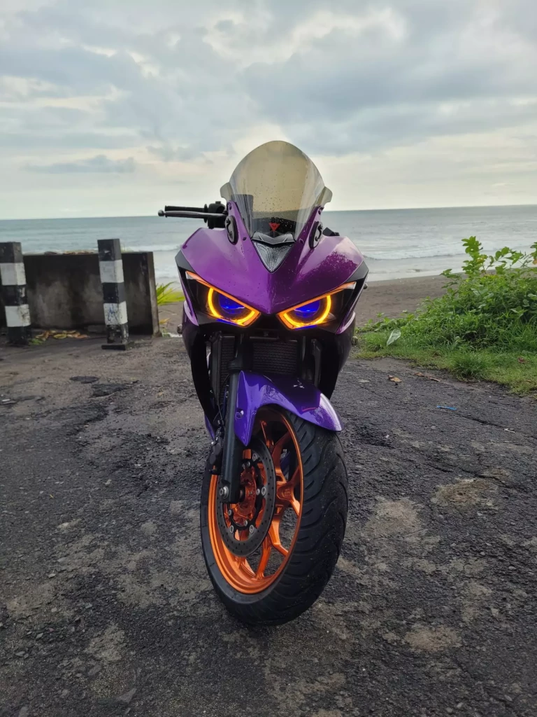 Yamaha YZF-R25 Purple photo 8 Iron Rent Bali
