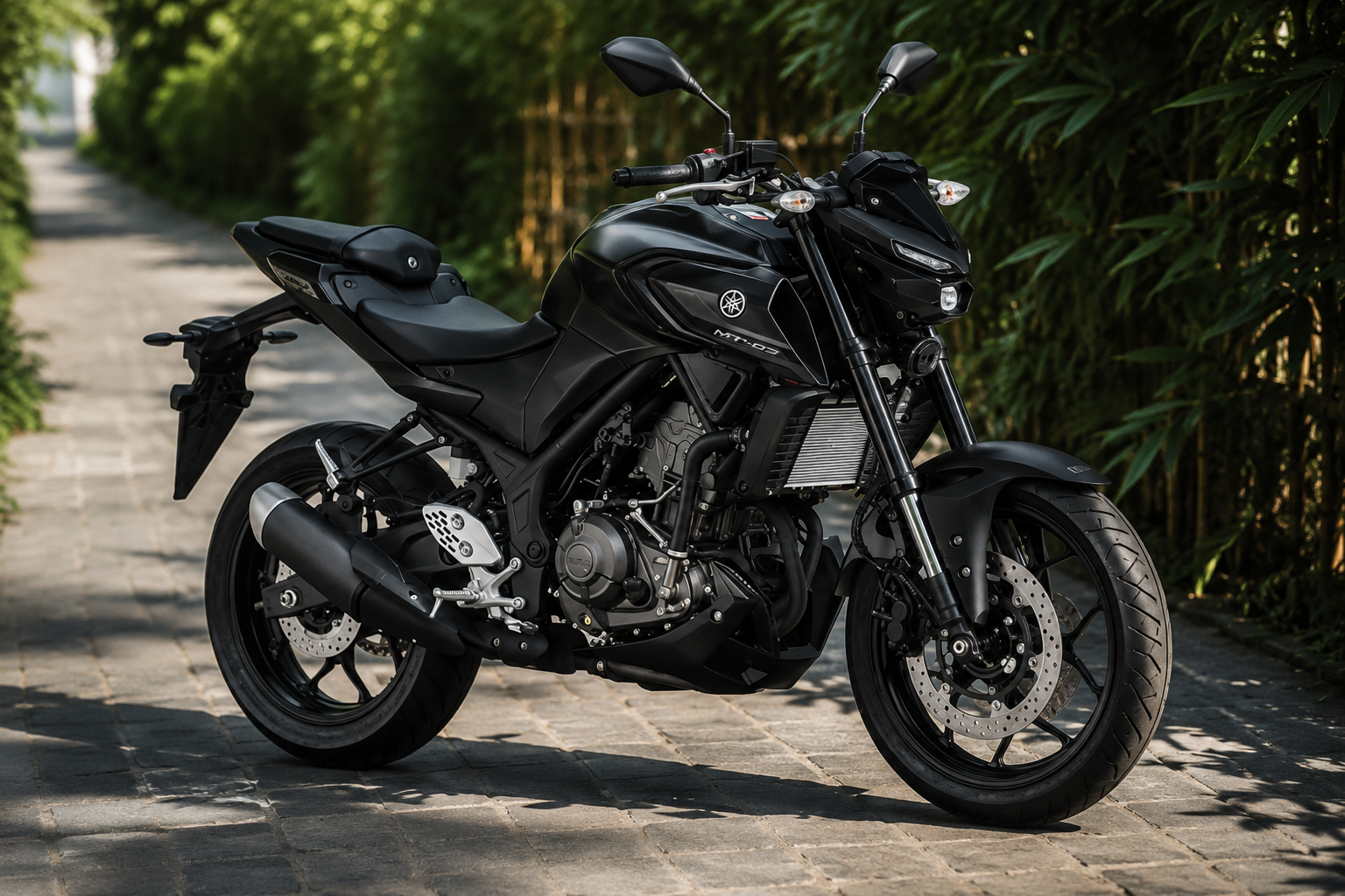 Yamaha MT-25 2026 Black photo 4 Iron Rent Bali