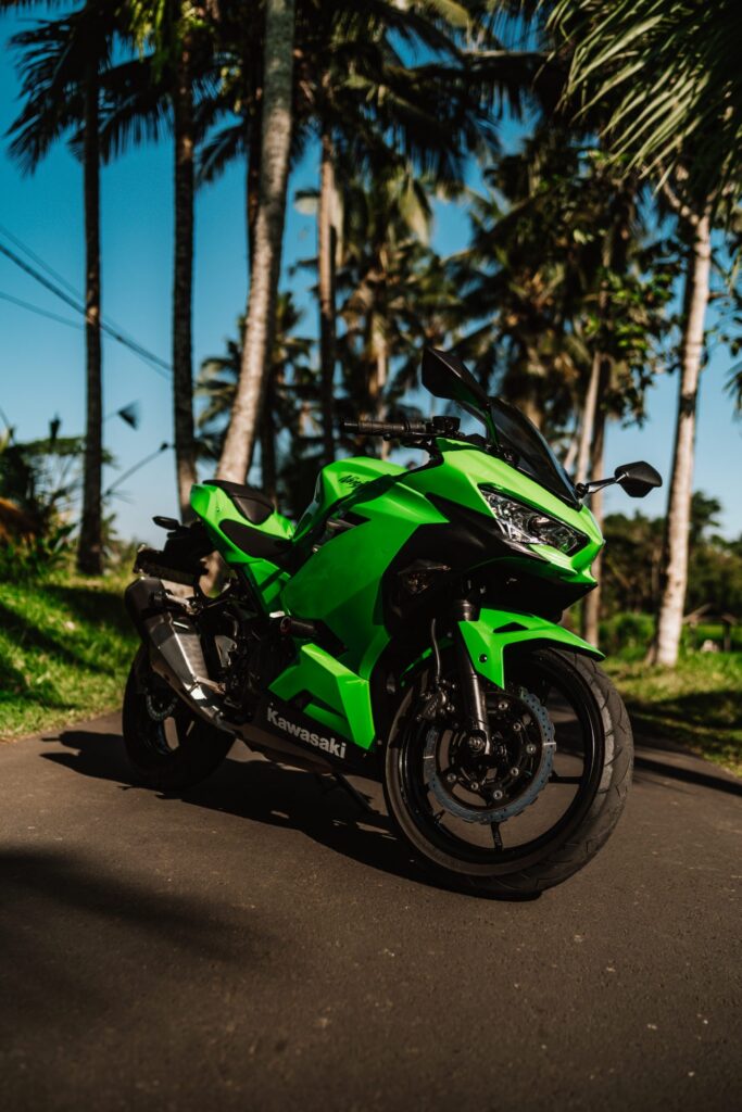 Kawasaki Ninja 250 Green rental Bali