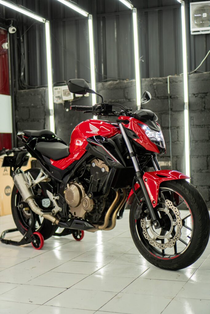 Honda CB500F Red photo 12 Iron Rent Bali