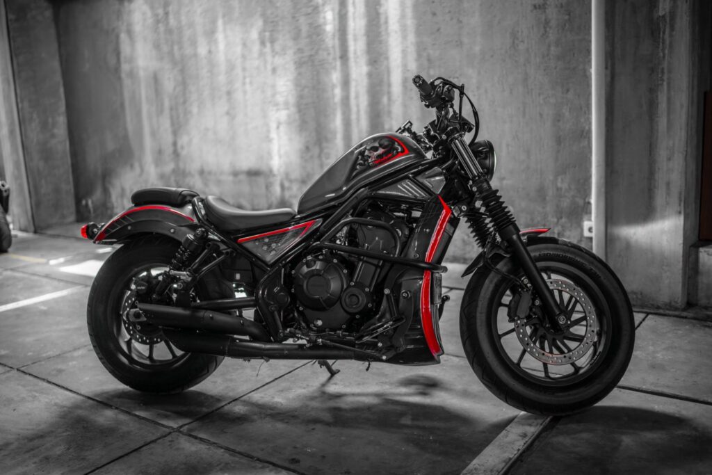 Honda Rebel 500 Skull Black photo 3 Iron Rent Bali