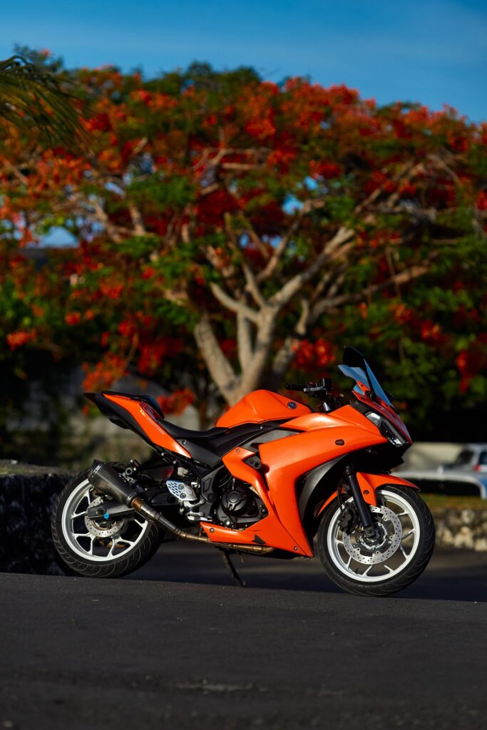 Yamaha YZF-R25 Orange photo 6 Iron Rent Bali