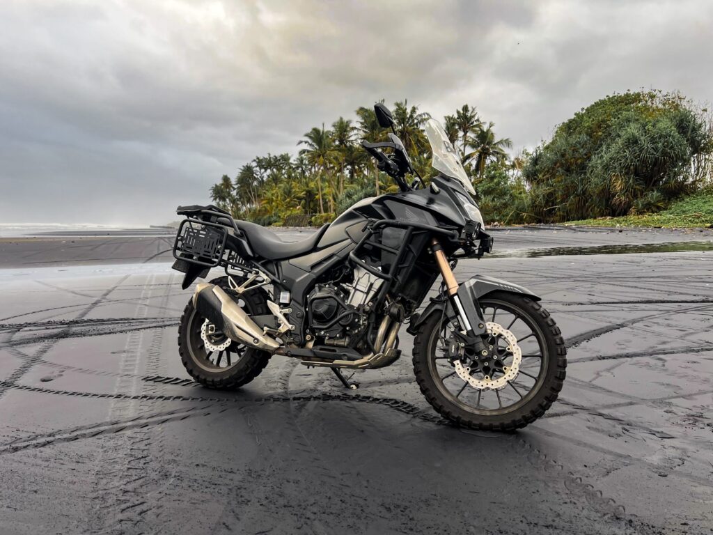 Motorcycle Photo Tour to Black Beach — Rider moment