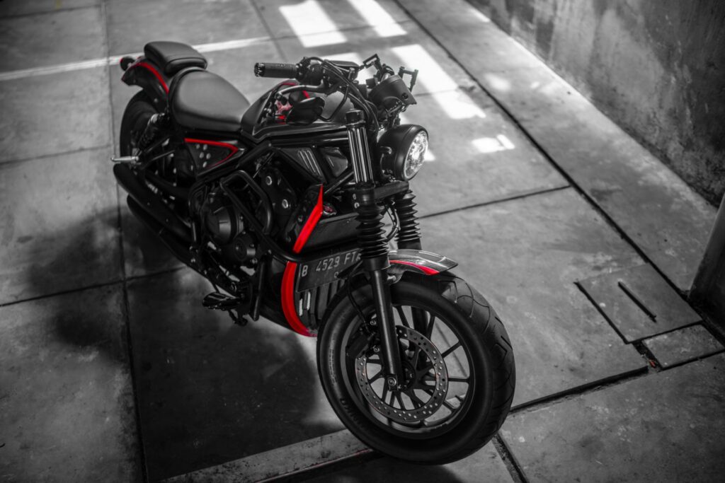 Honda Rebel 500 Skull Black photo 2 Iron Rent Bali