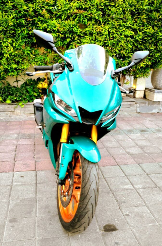 Yamaha YZF-R25 Green photo 3 Iron Rent Bali