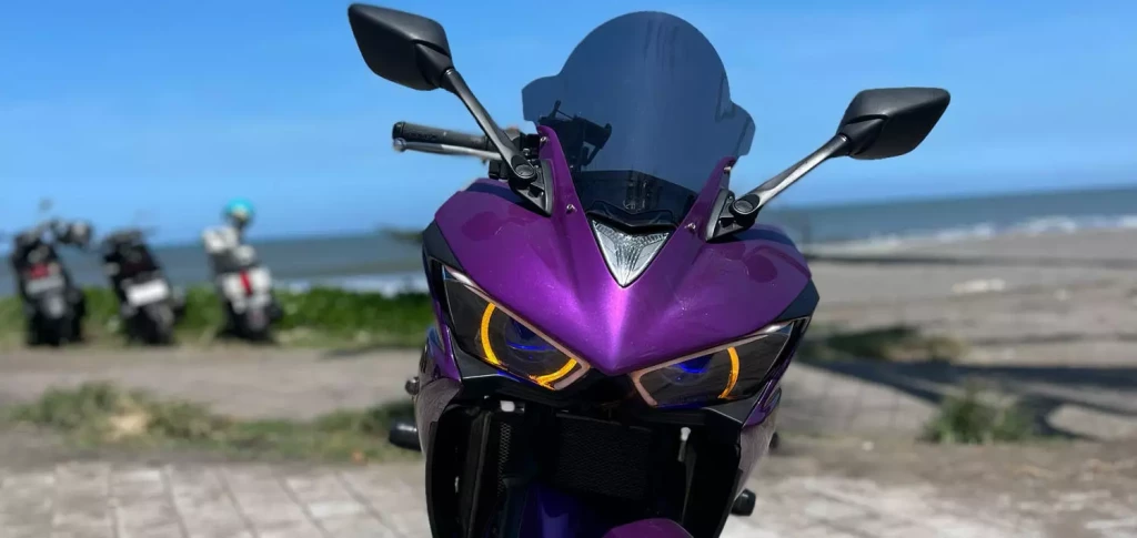 Yamaha YZF-R25 Purple photo 7 Iron Rent Bali