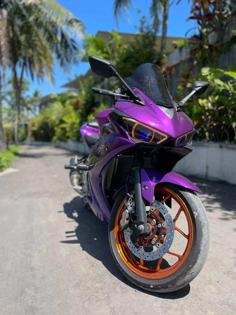Yamaha YZF-R25 Purple photo 5 Iron Rent Bali
