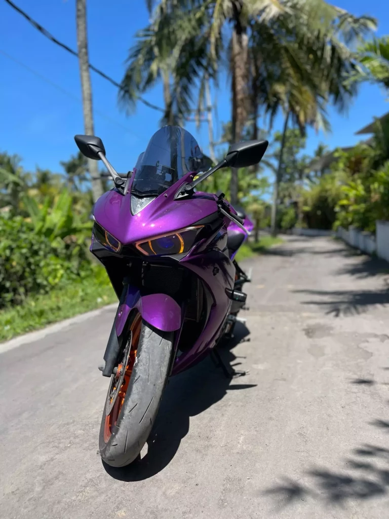 Yamaha YZF-R25 Purple photo 4 Iron Rent Bali