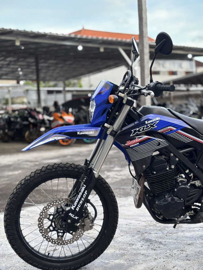 Kawasaki KLX 230 SM Blue photo 4 Iron Rent Bali