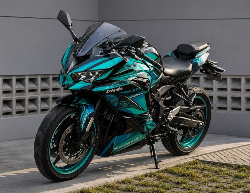 Kawasaki Ninja ZX-25RR Blue rental Bali