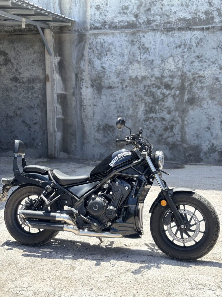 Honda Rebel 500 Harley Style Black photo 2 Iron Rent Bali