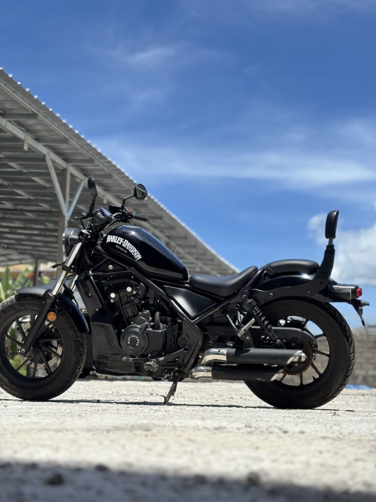 Honda Rebel 500 Harley Style Black photo 3 Iron Rent Bali