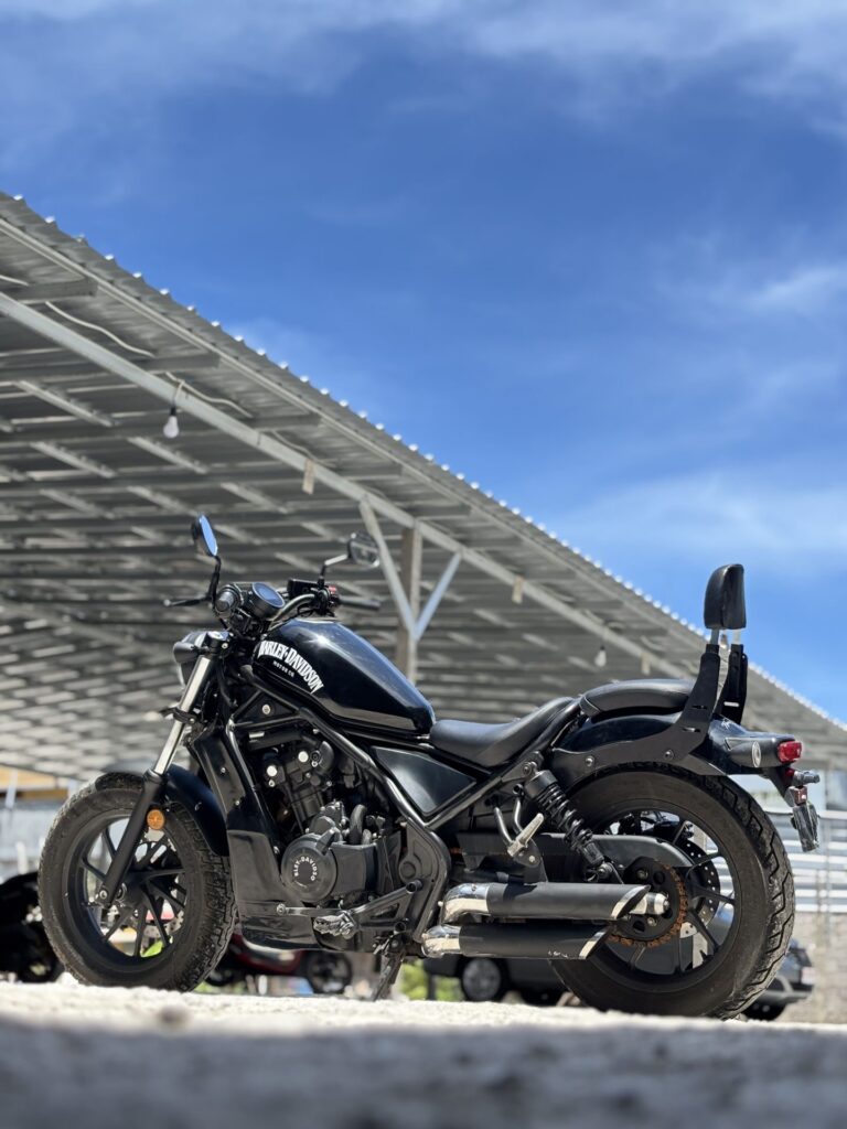 Honda Rebel 500 Harley Style Black photo 4 Iron Rent Bali