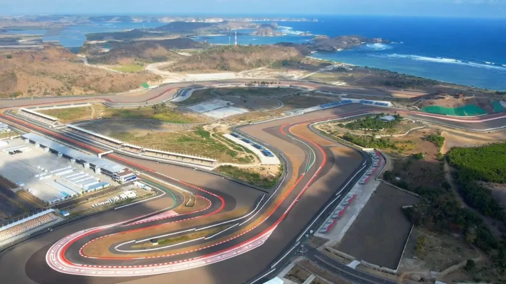 Mandalika Circuit from the Air