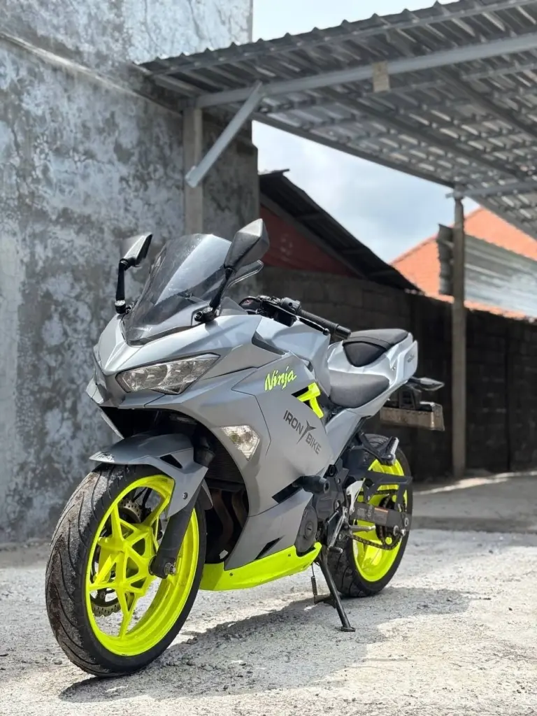 Kawasaki Ninja 250 Gray photo 5 Iron Rent Bali