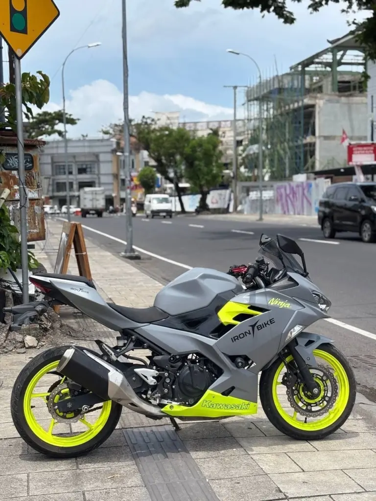 Kawasaki Ninja 250 Gray photo 7 Iron Rent Bali