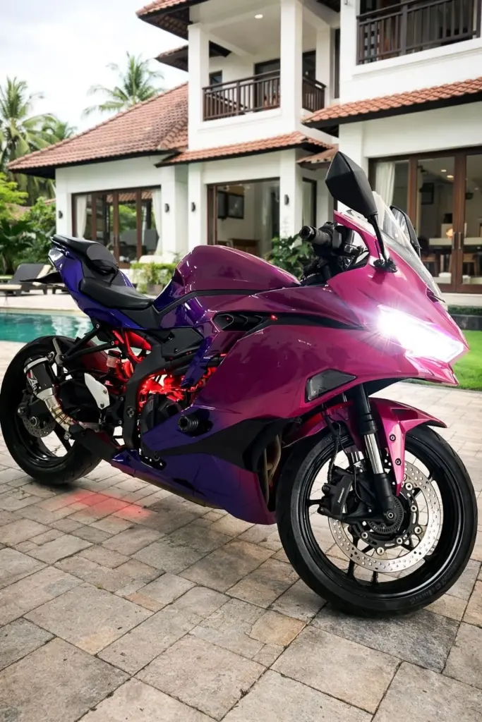 Kawasaki Ninja ZX-25RR Akrapovic Custom photo 5 Iron Rent Bali