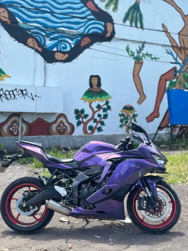 Kawasaki Ninja ZX-25RR Purple photo 16 Iron Rent Bali