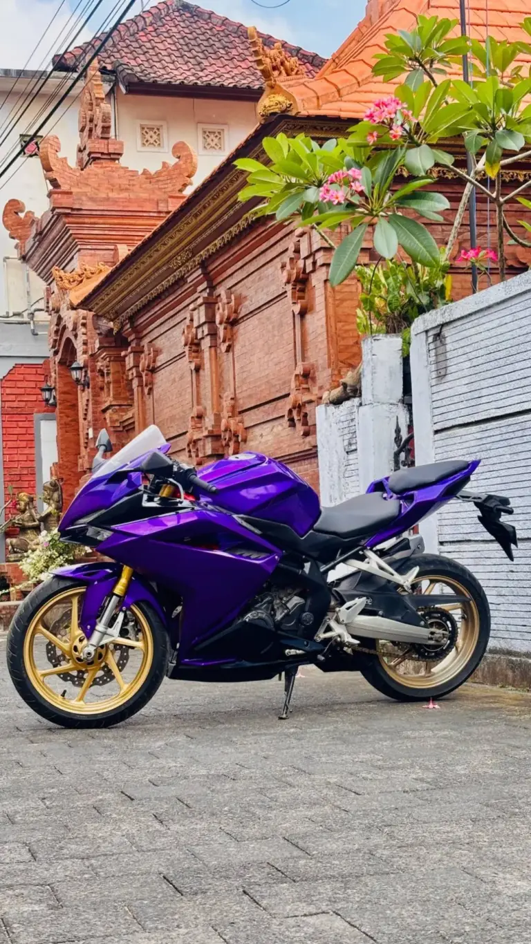 Honda CBR250RR Purple photo 6 Iron Rent Bali