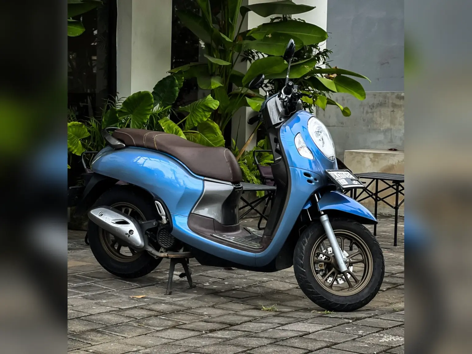 Honda Scoopy Blue Iron Rent Bali