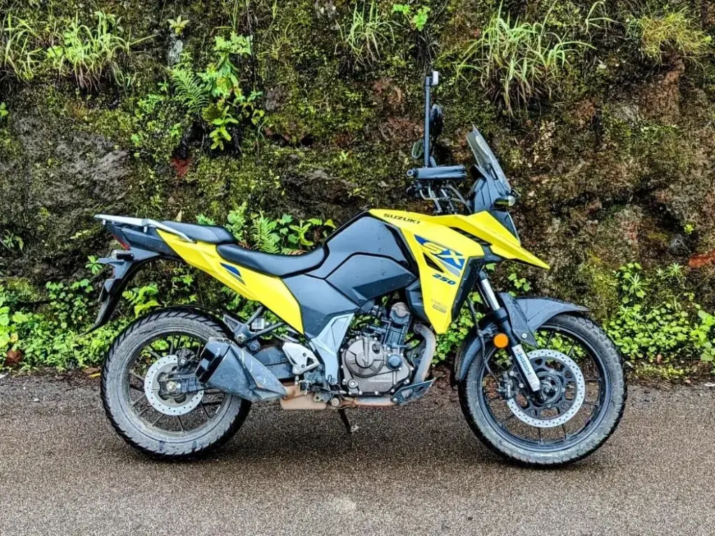 Suzuki V-Strom 250 Yellow rental Bali