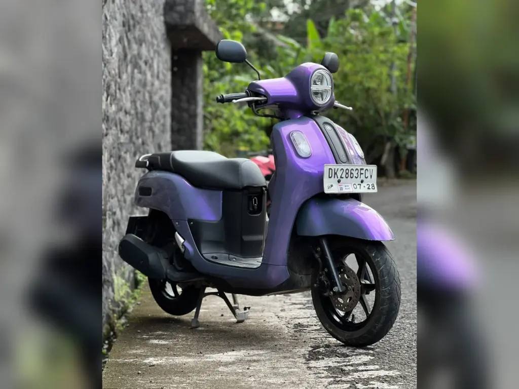 Yamaha Fazzio 125 Purple rental Bali